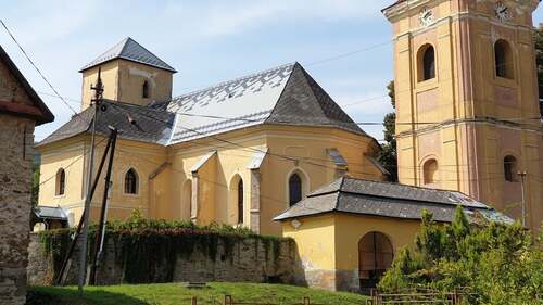 Ratkovský kostol a práce okolo neho v roku 2023