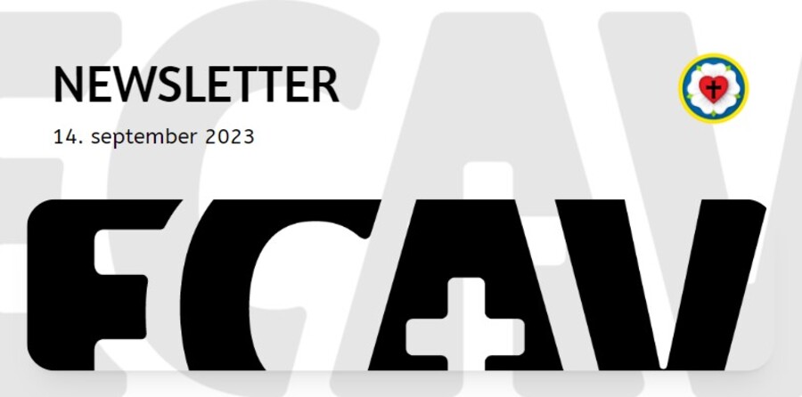 Newsletter ECAV, 14.9.2023