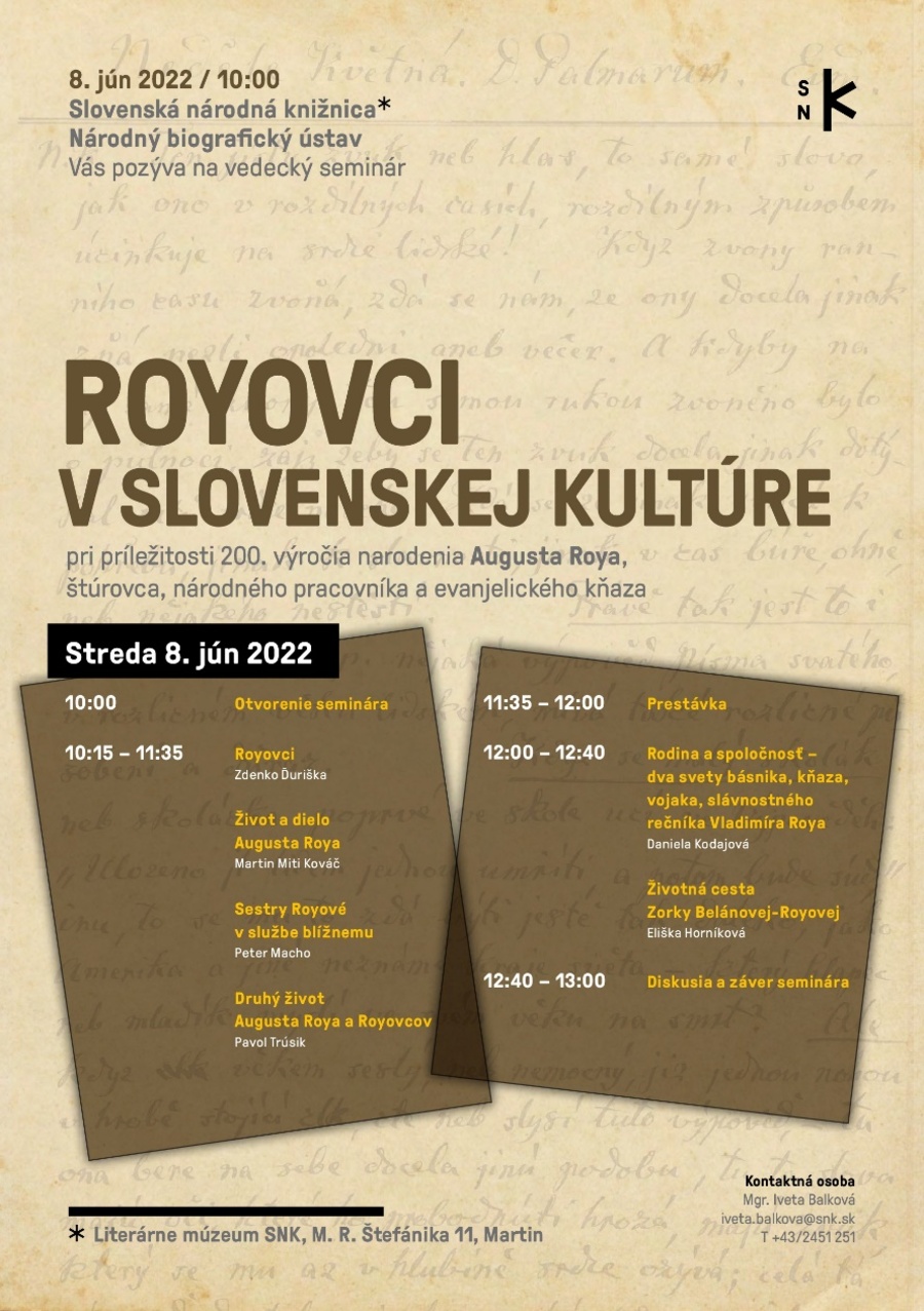 Royovci v slovenskej kultúre