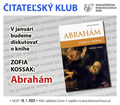 Čitateľský klub o knihe Abrahám