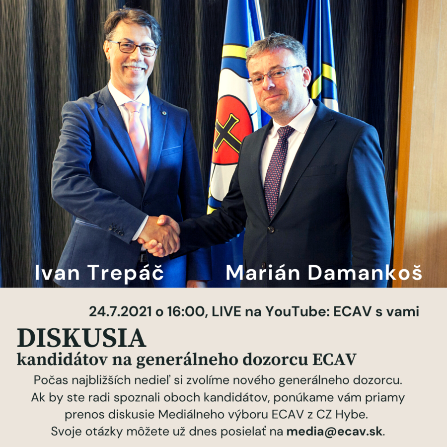 Marián Damankoš a Ivan Trepáč- dvaja kandidáti na generálneho dozorcu ECAV
