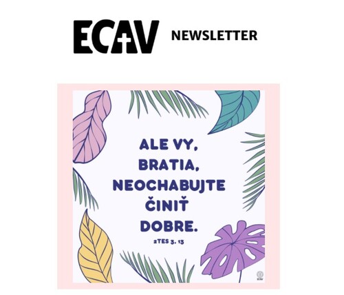 Prvý newsletter ECAV v roku 2022