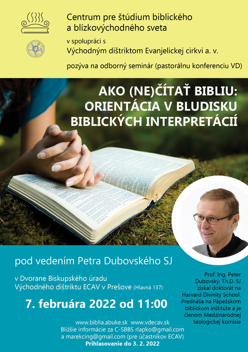 Dištriktuálna pastorálna konferencia VD: Ako (ne)čítať Bibliu