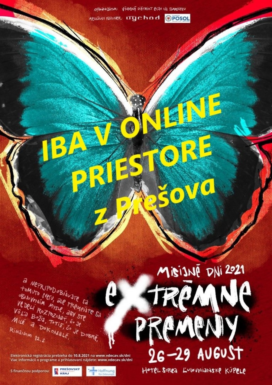 MISIJNÉ DNI VD VD 2021 v online priestore z Prešova