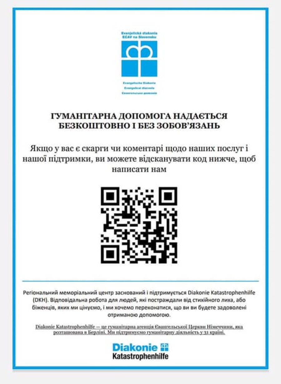 Regionálne centrum pre zber podnetov od Ukrajincov