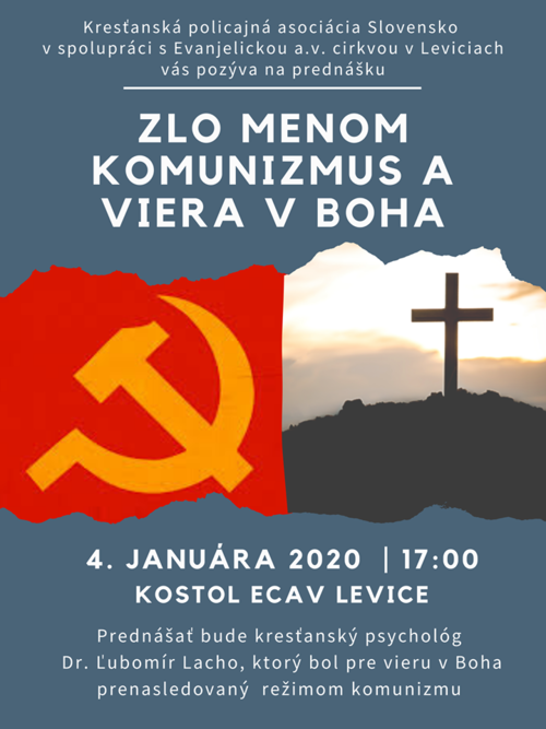 Prednáška o komunizme a viere v Boha