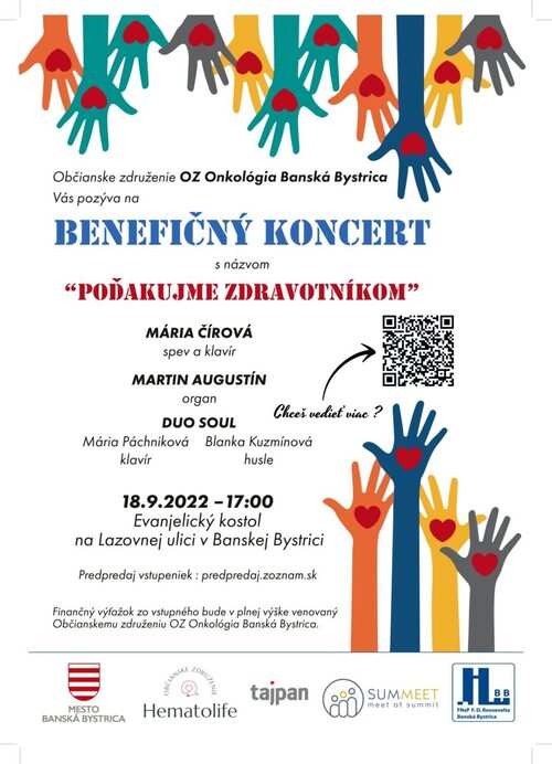 Koncert na podporu OZ Onkológia Banská Bystrica