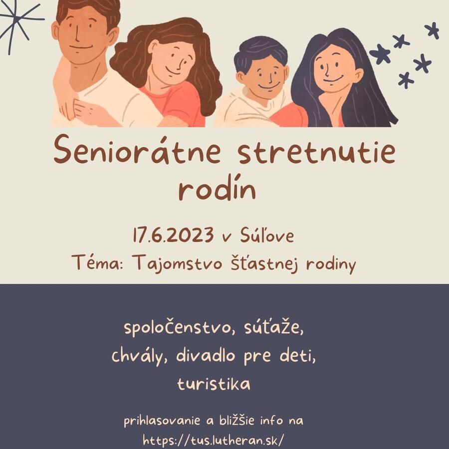 Seniorátne stretnutie rodín TUS