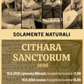 Solamente naturali a piesne z Cithary Sanctorum