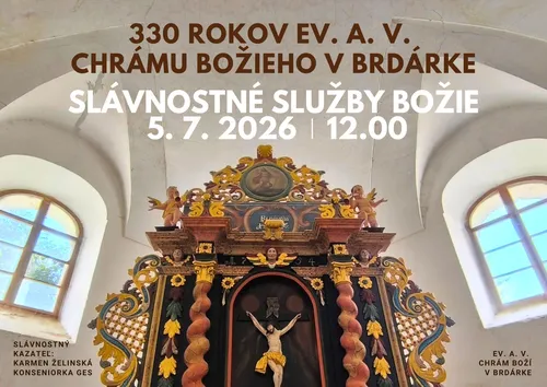 Brdárka si pripomenie 330 rokov svojho kostola