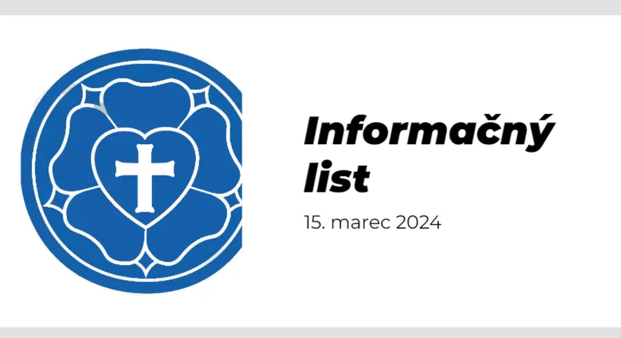 Informačný list, 15.3.2024