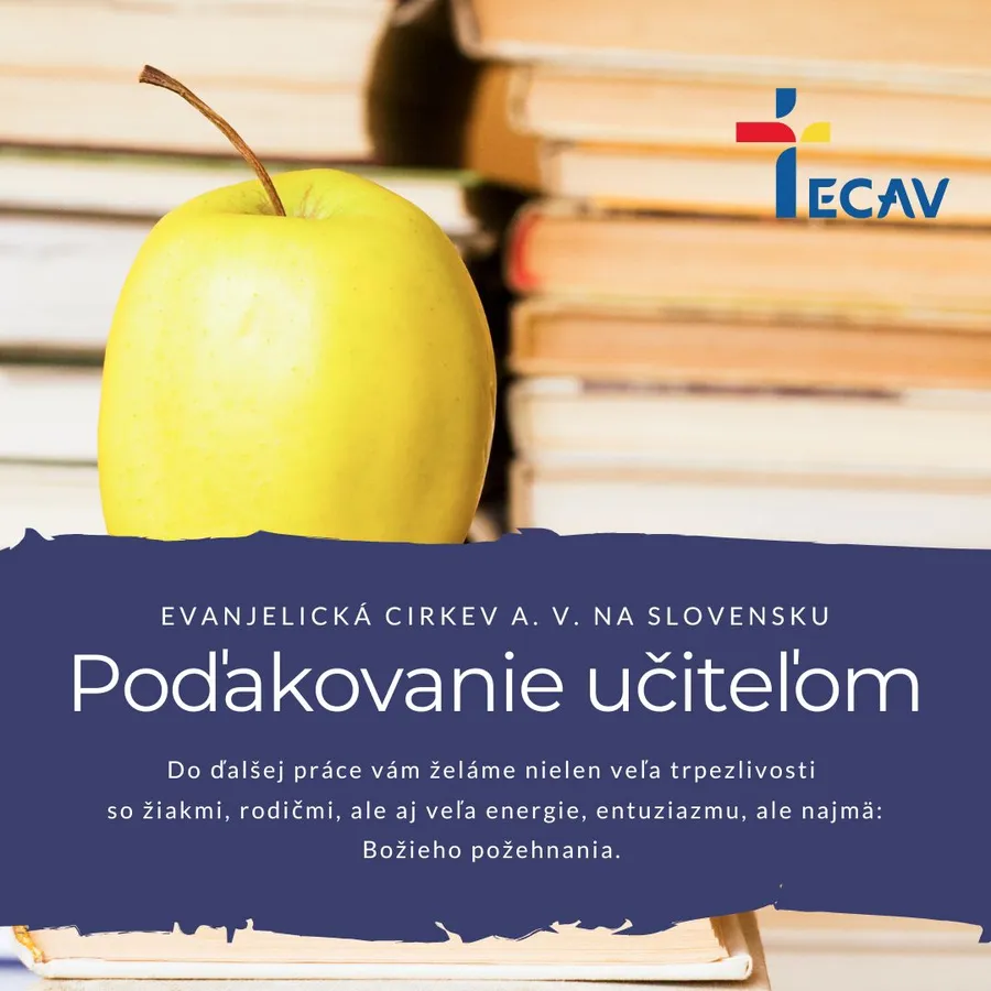  POĎAKOVANIE KU DŇU UČITEĽOV 2025