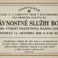 100. výročie chrámu Božieho v Ružomberku