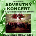 Adventný koncert spevokolu STAFIDES