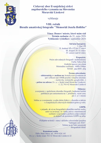 VIII. ročník Bienále amatérskej fotografie - Memoriál Jozefa Hollého