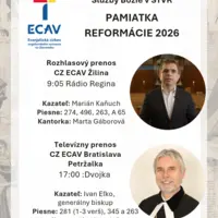 Služby Božie v STVR na Pamiatku reformácie 2026