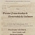 Piesne francúzskych (ženevských) žalmov