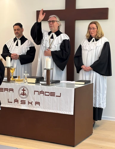 Prvá uniformovaná duchovná Ekumenickej pastoračnej služby v rezorte financií