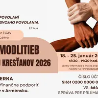 On-line Týždeň modlitieb za jednotu kresťanov 2026