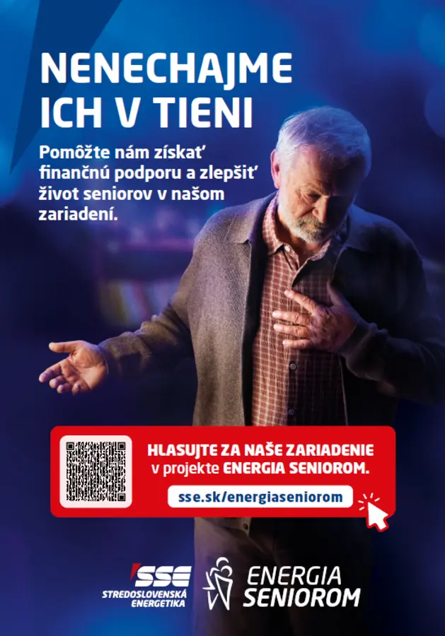 Pomôžme naším SED v projekte Energia seniorom