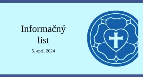 Informačný list, 5.4.2024