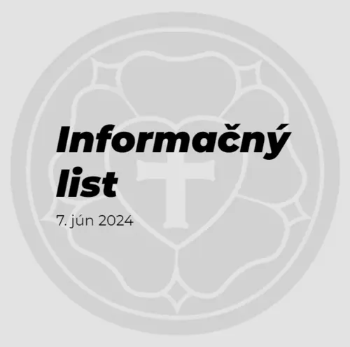 Informačný list. 7.6.2024