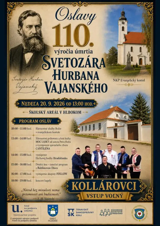 Oslavy pri príležitosti 110. výročia úmrtia Svetozára Hurbana Vajanského
