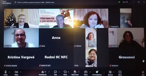 On-line modlitebné stretnutia v rámci Týždňa modlitieb za jednotu kresťanov