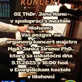 Organový koncert v Hlohovci