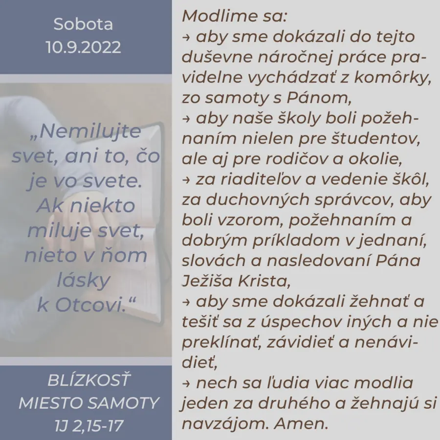 Blízkosť miesto samoty