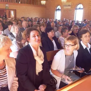 V chráme Božom pred začiatkom služieb Božích