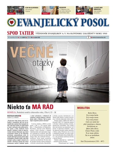 Prečítajte si novembrové čísla 