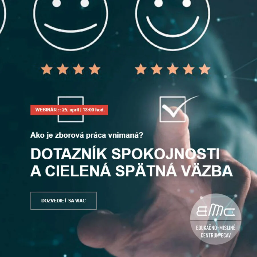 Dotazník spokojnosti a cielená spätná väzba (webinár)