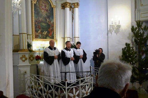 Z vianočných služieb Božích v médiách 