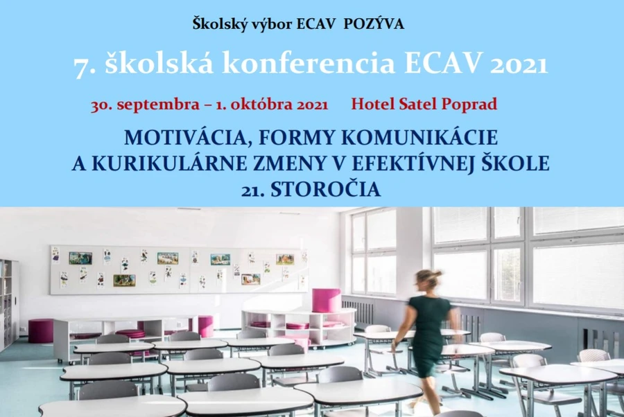 7. školská konferencia ECAV 2021 - POZVÁNKA