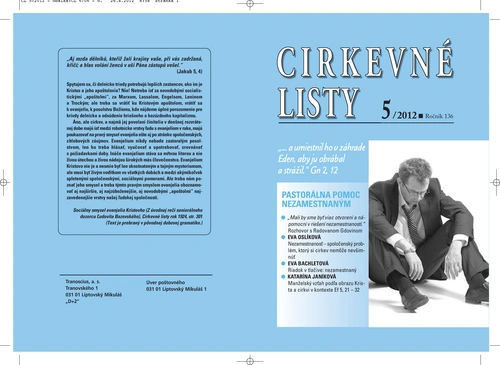 Cirkevné listy č. 5 - 2012