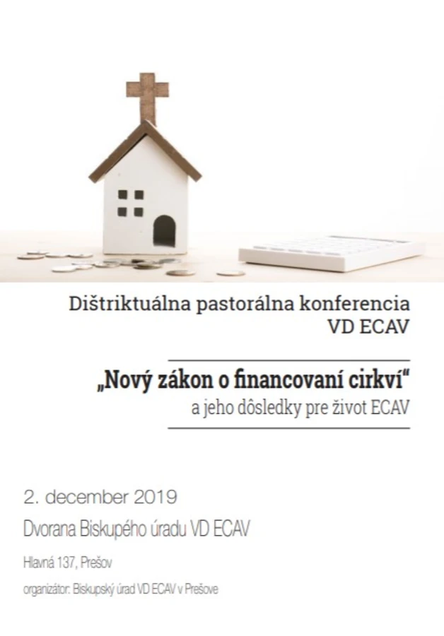 Dištriktuálna pastorálna konferencia VD ECAV o financovaní