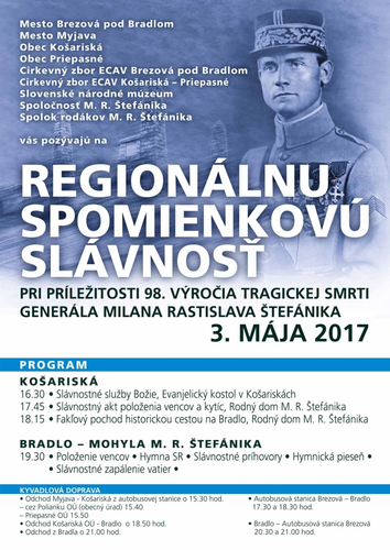 Regionálna spomienka na M. R. Štefánika