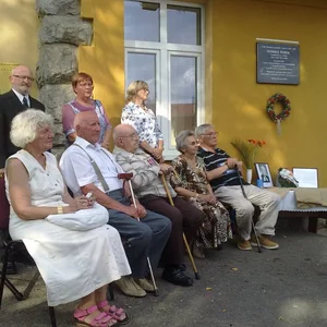 Odhalenie pamätnej tabule Ondrejovi Šimekovi 