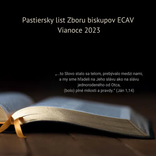 Pastiersky list Zboru biskupov ECAV, k Vianociam 2023