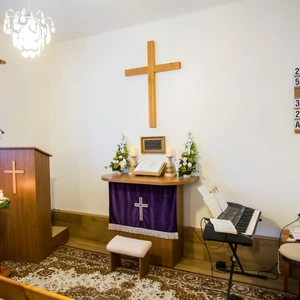 Posviacka obnovenej zborovej miestnosti v CZ Bukovec