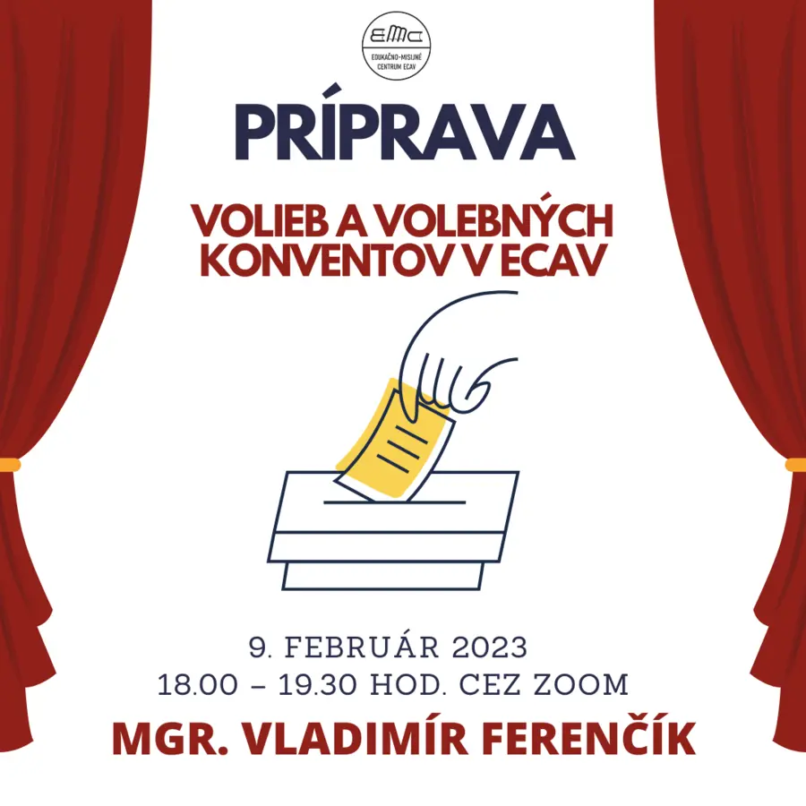 Príprava volieb a volebných konventov v ECAV (webinár)