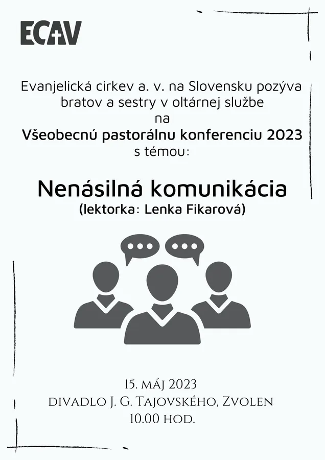 VPK 2023 na tému: Nenásilná komunikácia