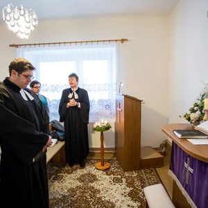 Posviacka obnovenej zborovej miestnosti v CZ Bukovec