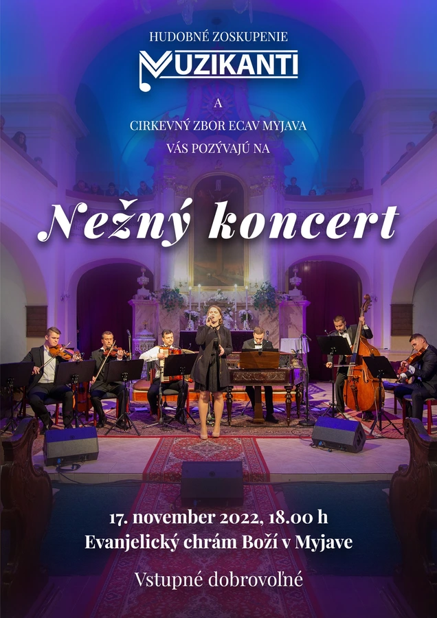 Nežný koncert na Myjave