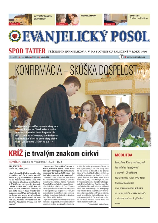 Vyšli nové čísla EPST a Cirkevných listov