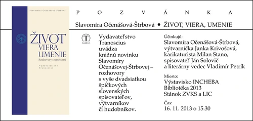 Pozvánka na BIBLIOTÉKU 16. 11.