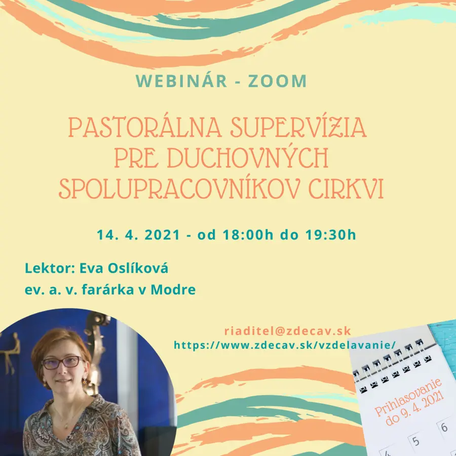 Pastorálna supervízia pre duchovných spolupracovníkov cirkvi