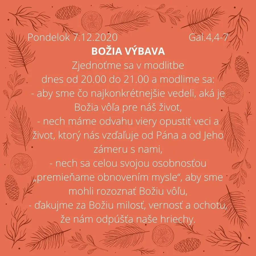 BOŽIA VÝBAVA