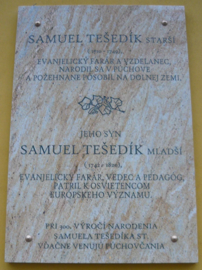 Tešedík, Samuel st. a ml. 